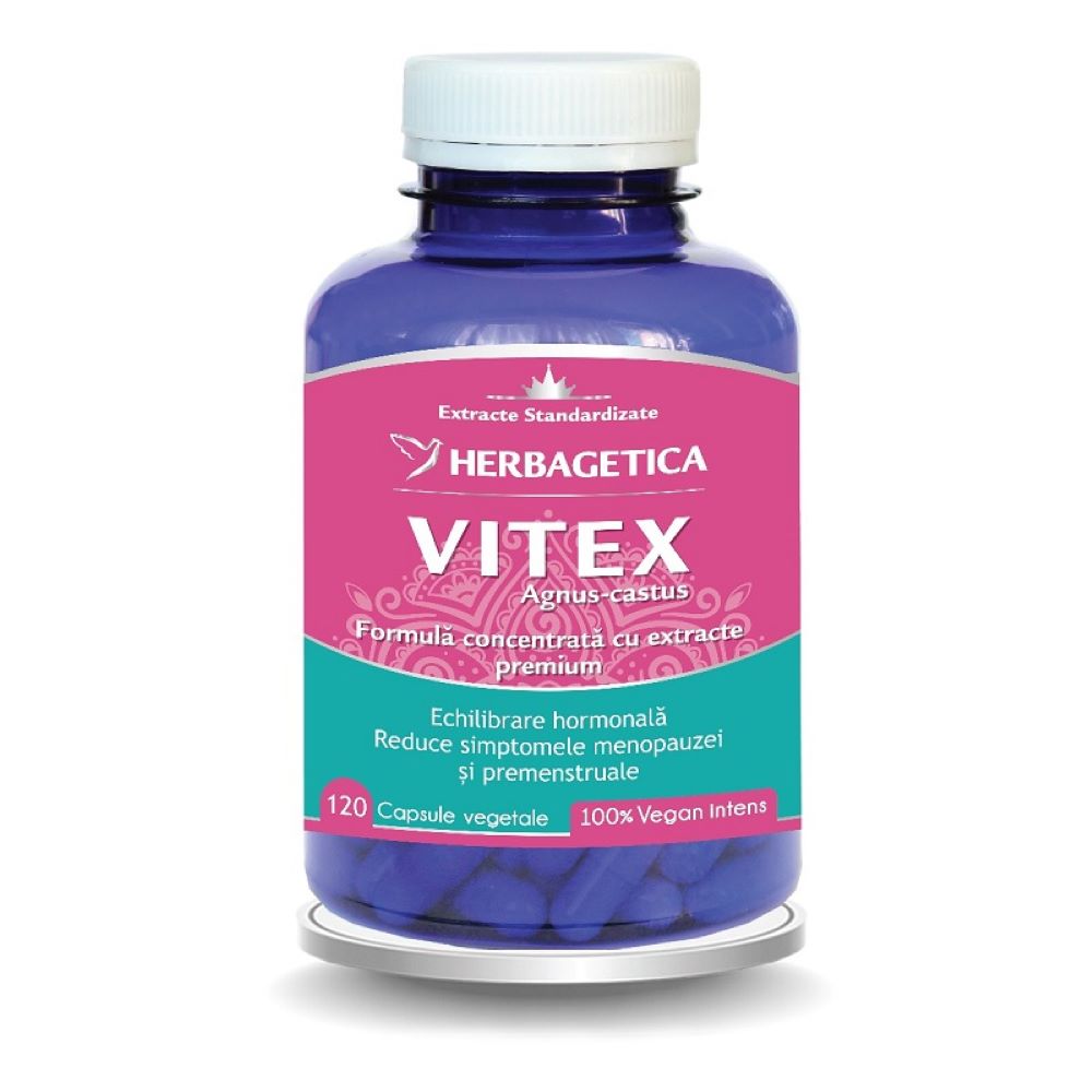 Vitex Agnus-castus, 120 capsule, Herbagetica