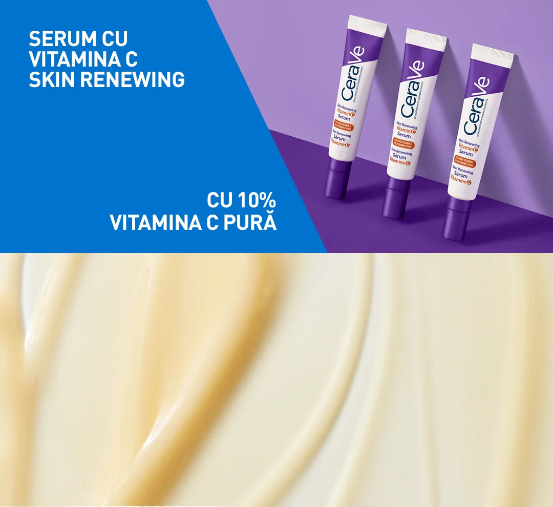 Serum cu vitamina C Skin Renewing, 30 ml, CeraVe