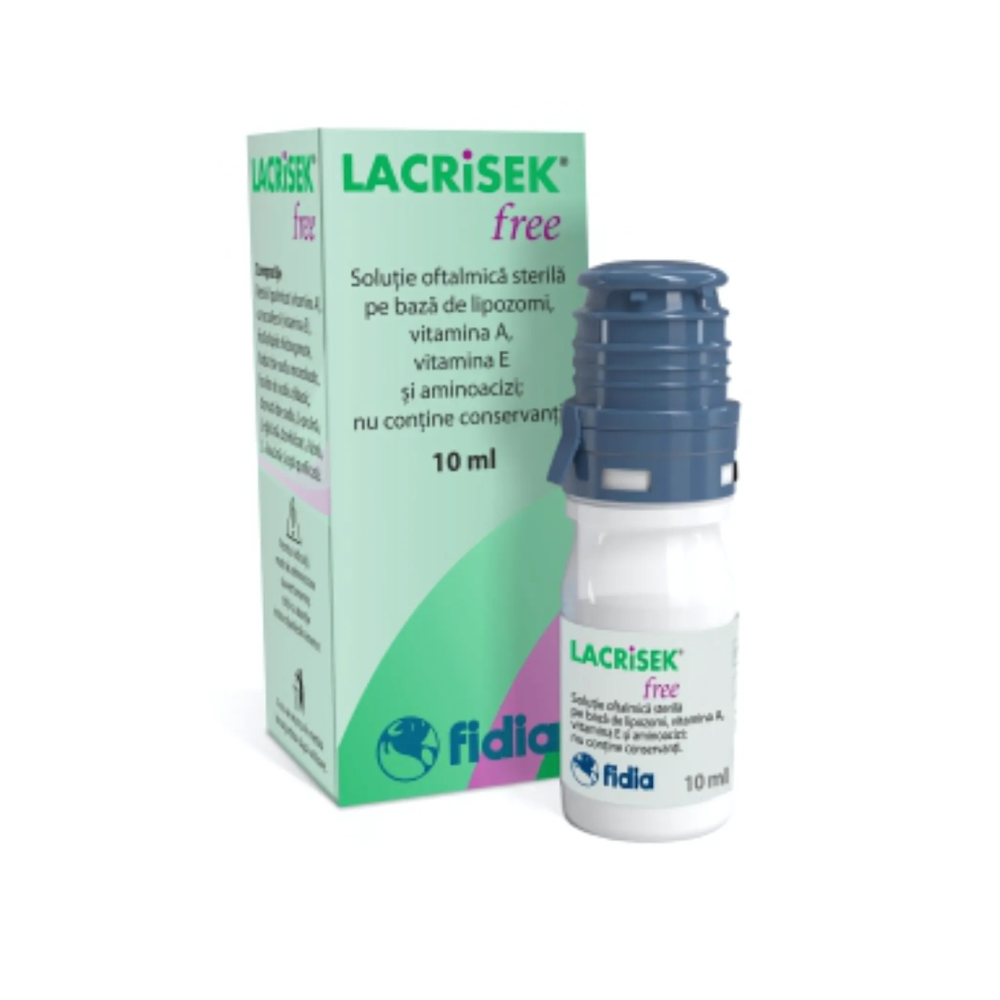 Solutie oftalmica Lacrisek Free, 10ml, Fidia