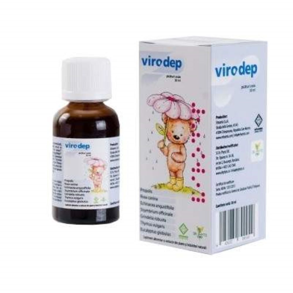 Picaturi orale pentru copii Virodep, 30 ml, Dr. Phyto