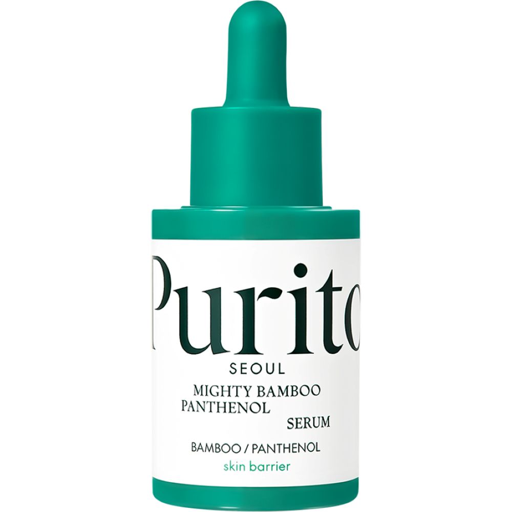 Ser de fata calmant cu bambus si pantenol Mighty Bamboo Panthenol, 30 ml, Purito