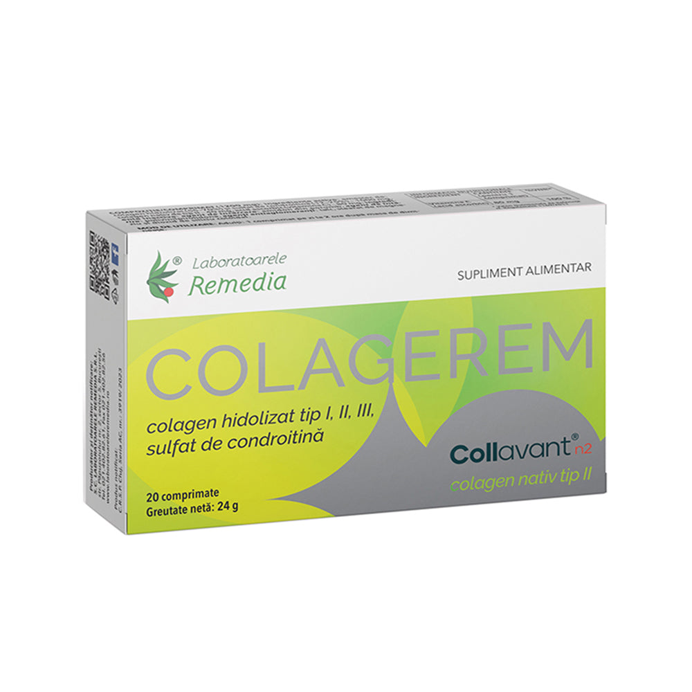 Supliment alimentar Colagerem, 20 capsule, Remedia