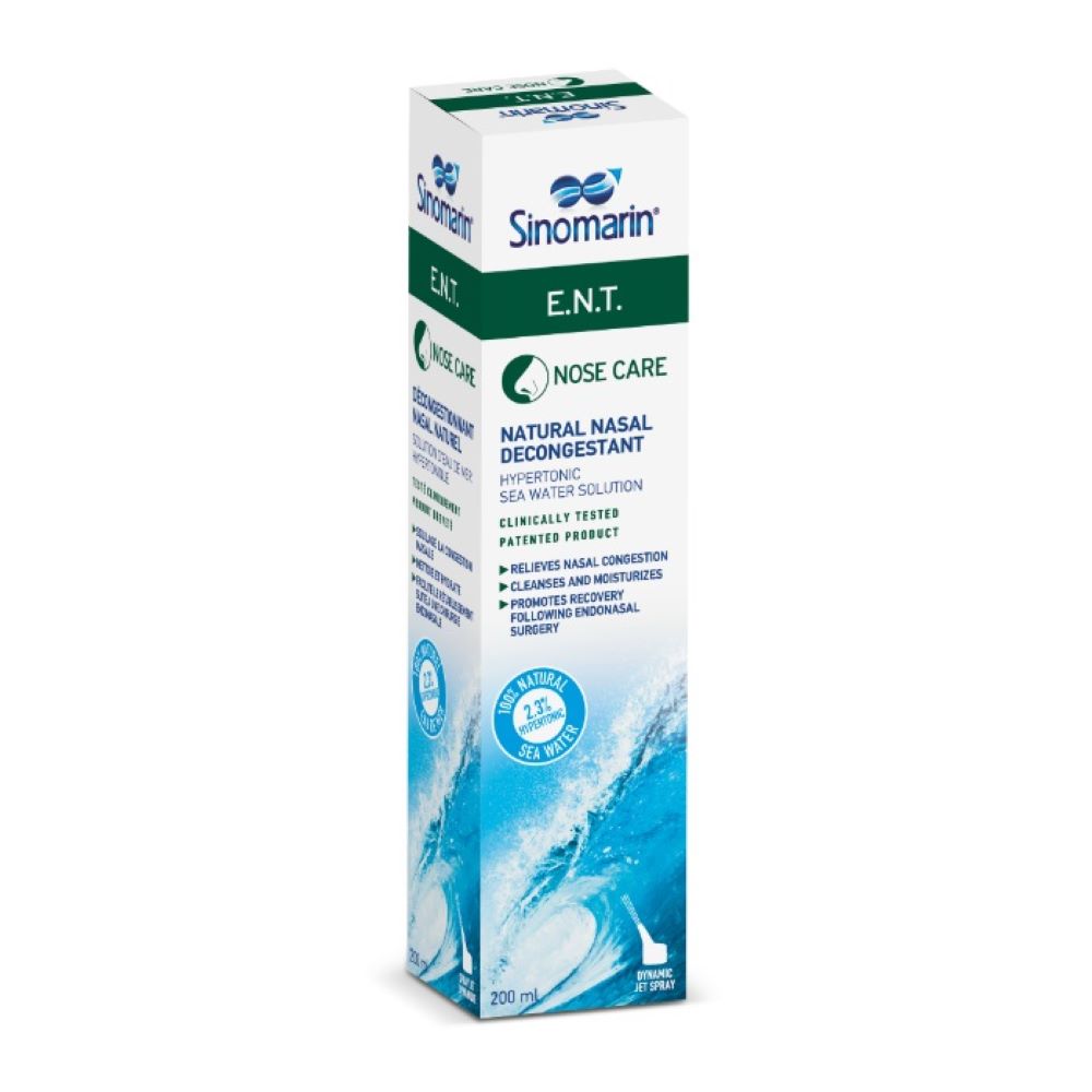 Spray decongestionant nazal hipertonic Sinomarin ENT, 200ml, Gerolymatos International