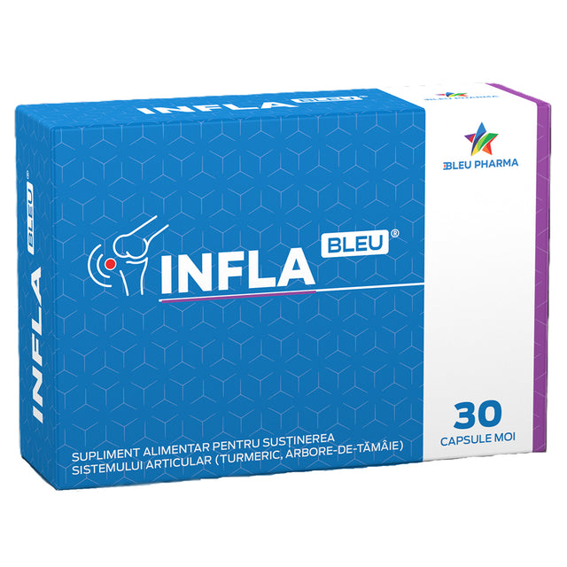 Ogk Infla Infla Bleu, 30 capsule moi, Bleu Pharma – Pharm Ahead