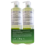 Pachet Gel de dus emoliant 2 in 1 Exomega Control, 500+500 ml, A-Derma
