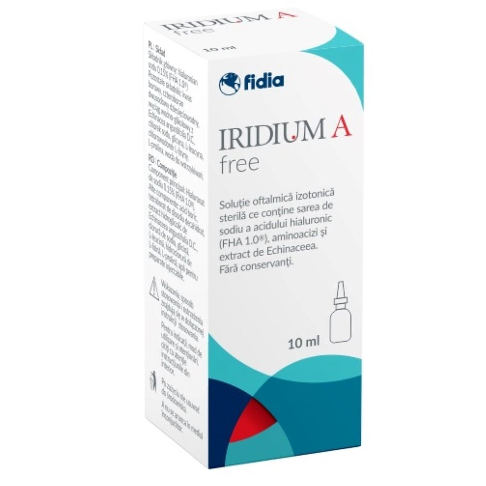 Solutie oftalmica Iridium A Free, 10ml, Fidia