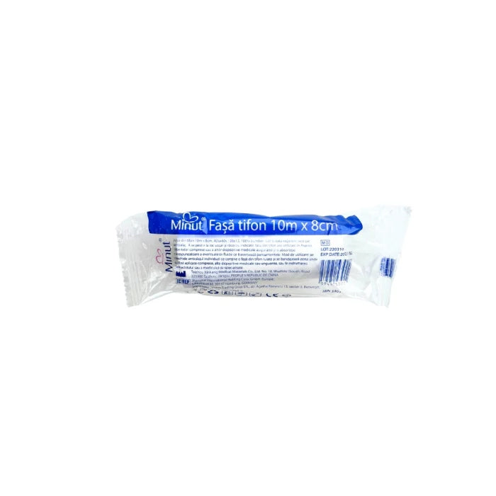 Fasa tifon 10m x 8cm, Minut