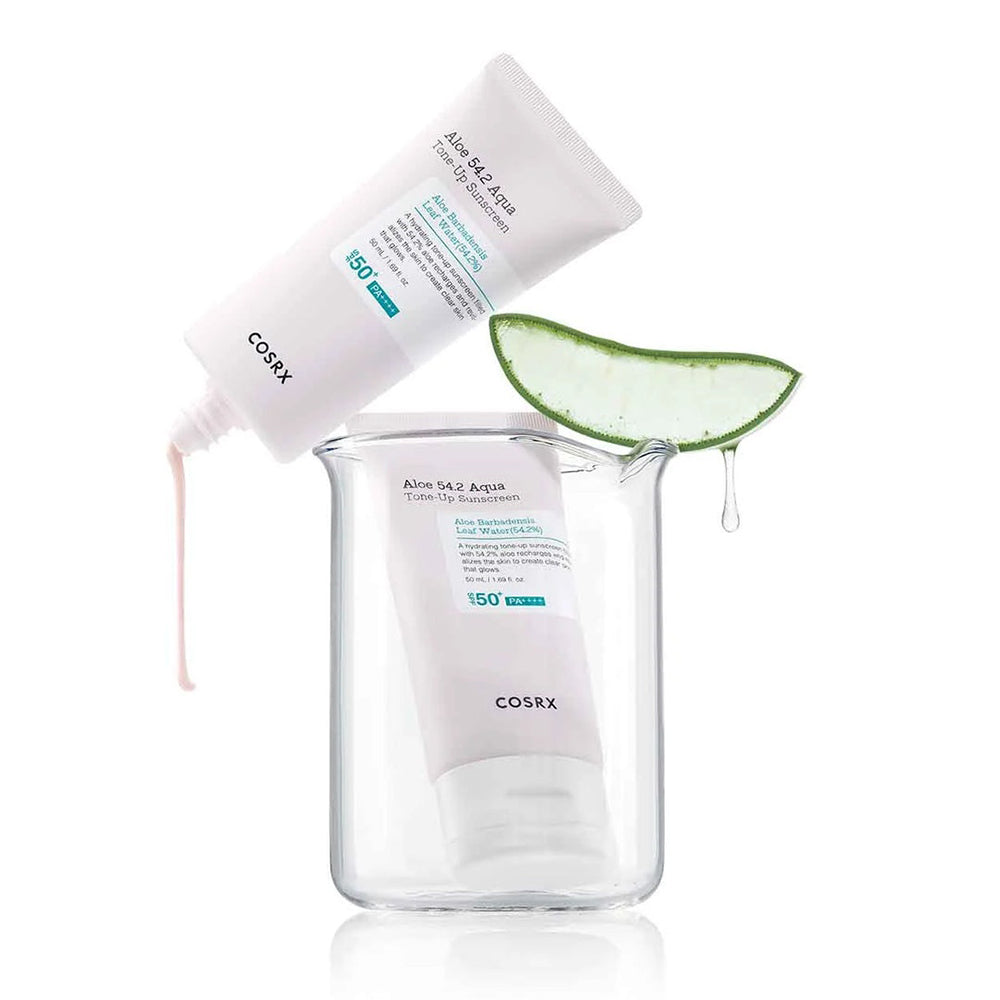 Crema de protectie solara cu aloe vera Tone-Up SPF 50+, 50 ml, COSRX
