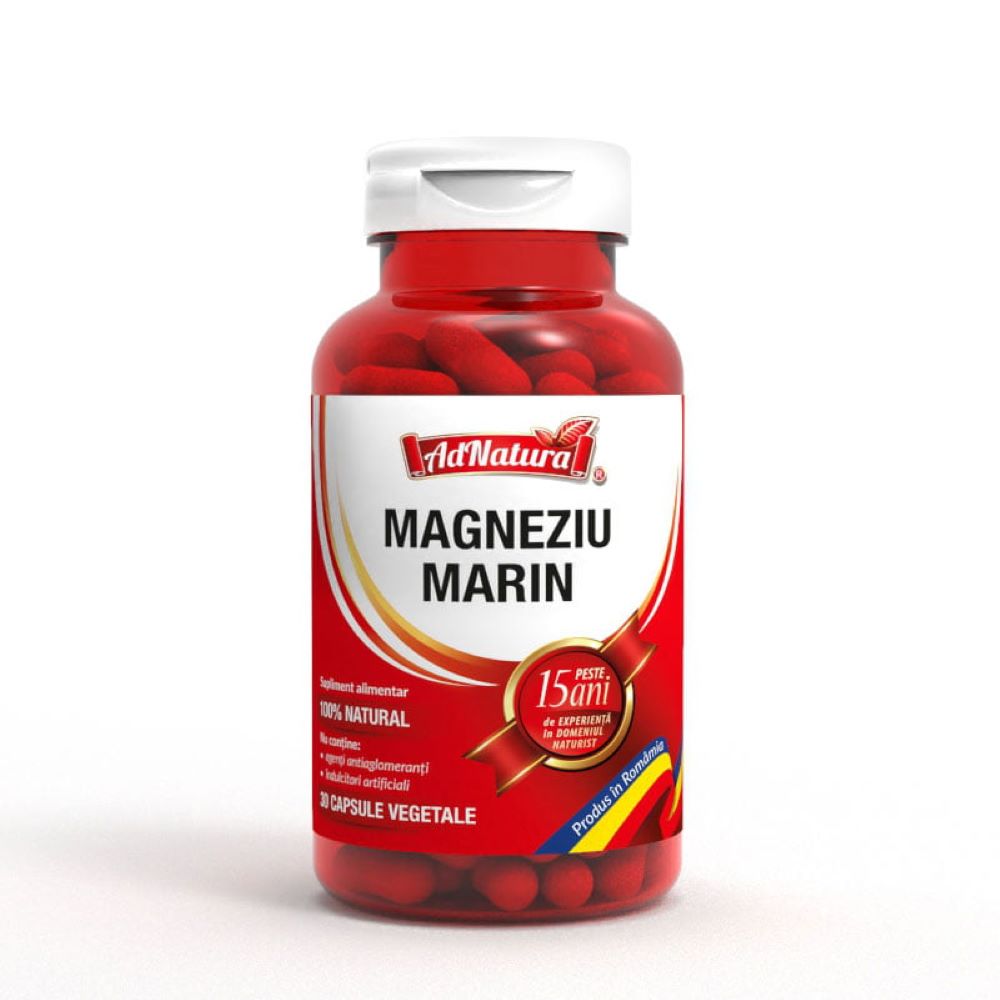 Magneziu Marin, 60 capsule, AdNatura