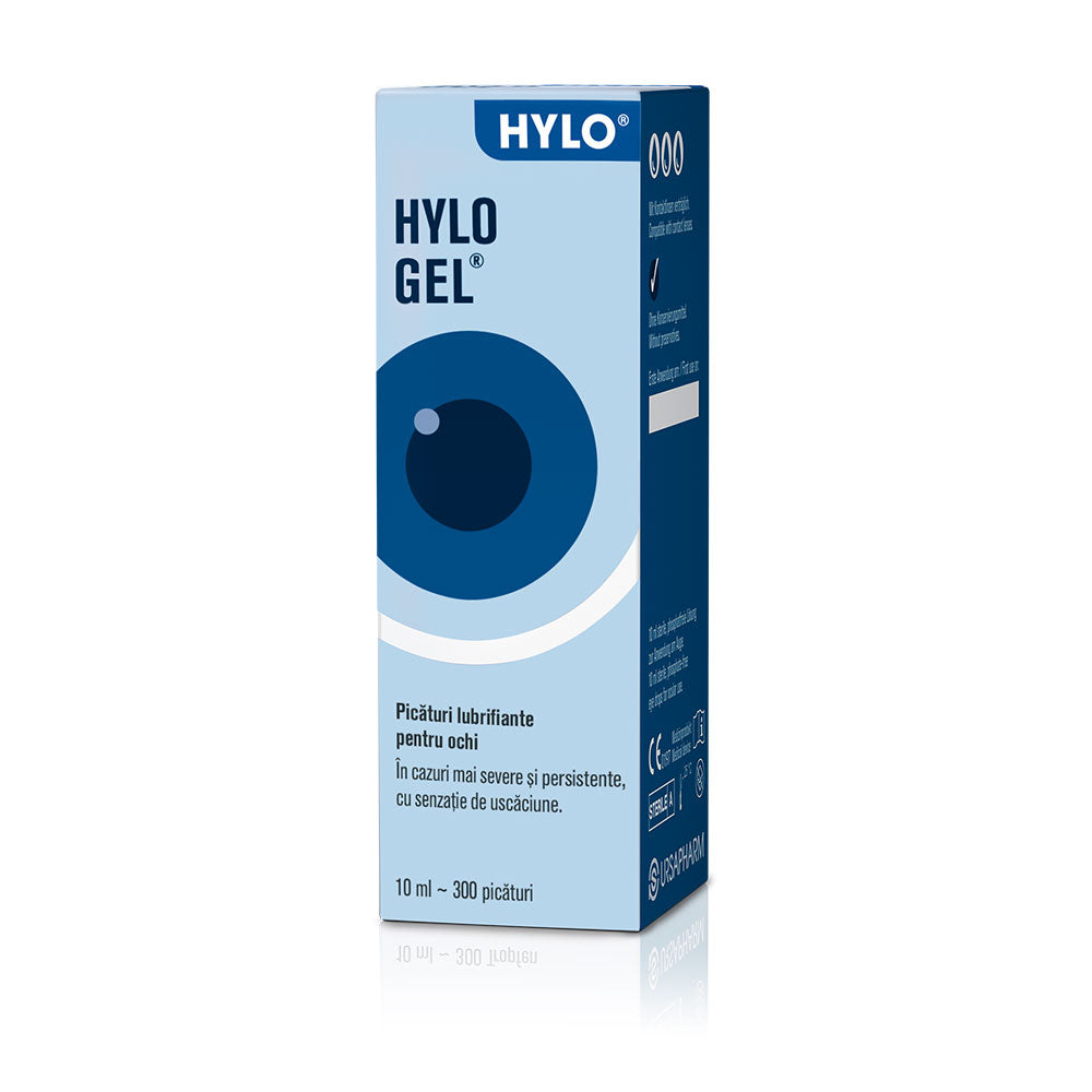 Picaturi lubrifiante pentru ochi Hylo-Gel, 10ml, Ursapharm