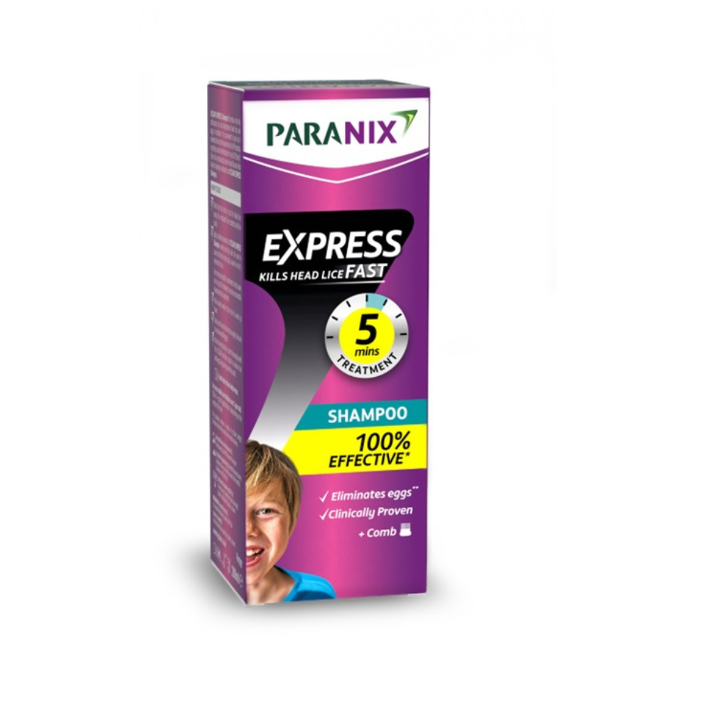 Paranix Express sampon + pieptene inclus, 200ml, Perrigo