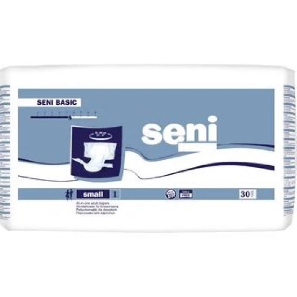 Scutece pentru adulti Basic Small, 30 bucati, Seni
