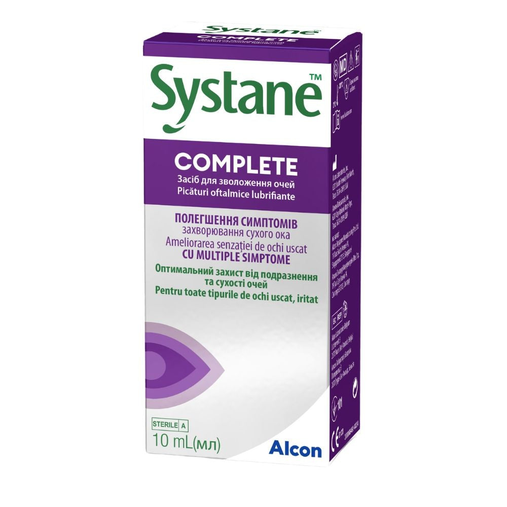 Picaturi oftalmice lubrifiante Systane Complete, 10ml, Alcon