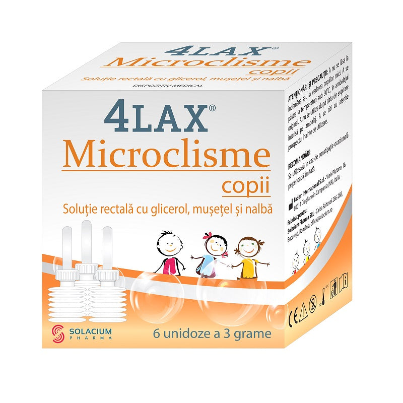 4Lax Microclisma Copii, 6Dz