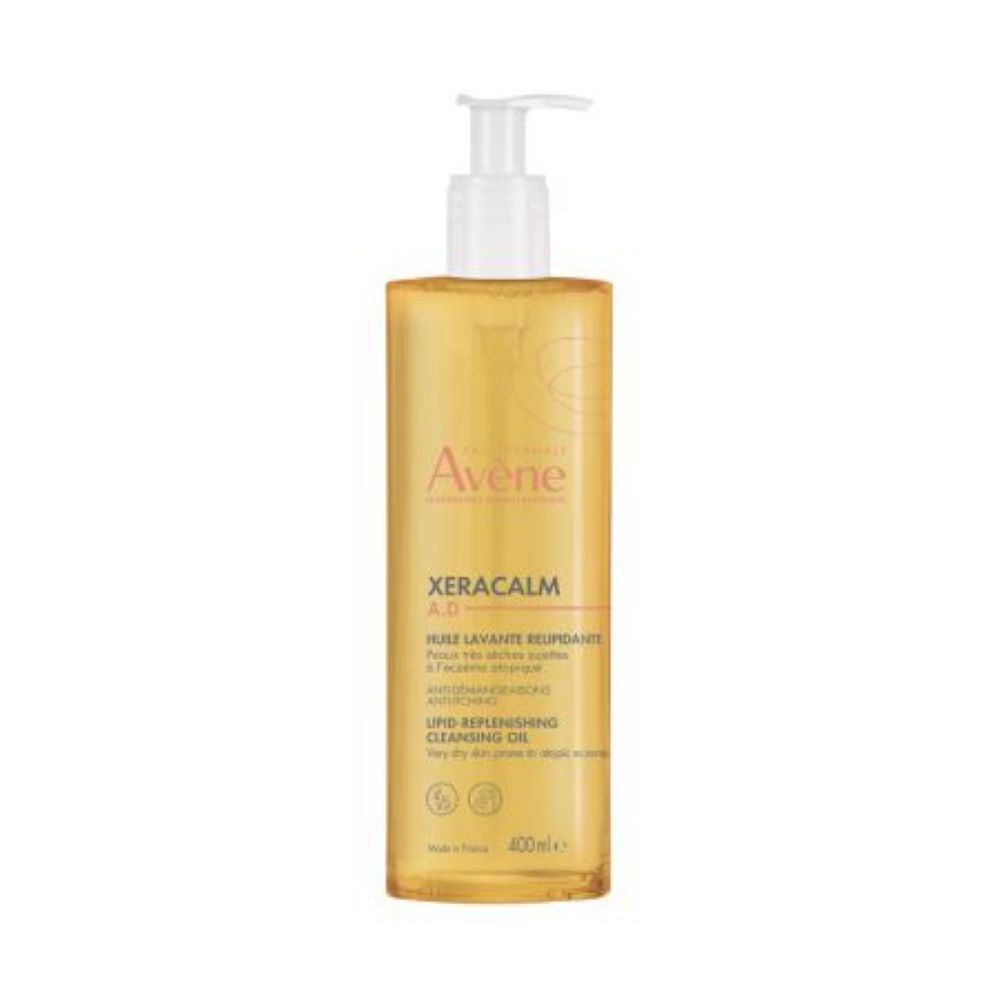 Ulei de curatare pentru refacerea filmului lipidic pentru pielea predispusa la dermatita atopica sau prurit XeraCalm AD, 400 ml, Avene