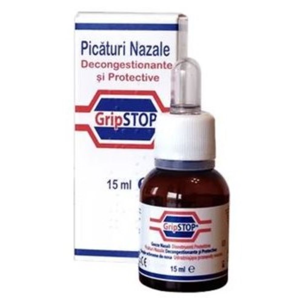 Spray nazal decongestionant si protectiv GripStop, 20 ml, Plantamed