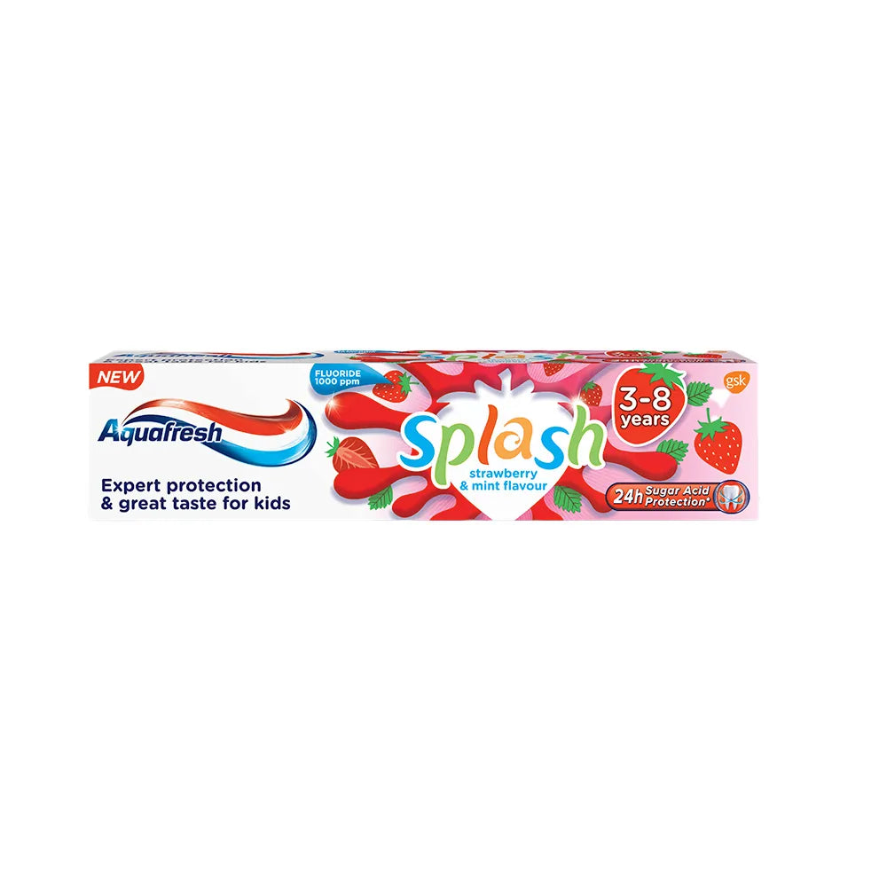 Pasta de dinti pentru copii Splash, 3-8 ani, 50ml, Aquafresh