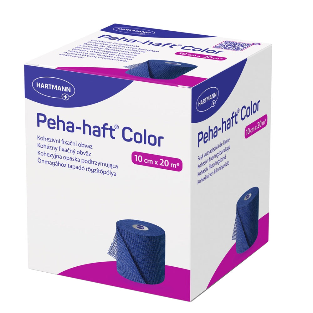 Bandaj elastic autoadeziv albastru Peha-haft Color, 10 cm x 20 m, Hartmann
