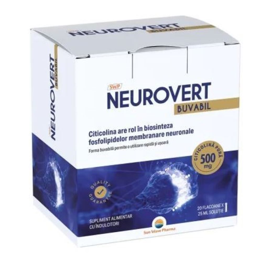 Neurovert buvabil, 20 flacoane, Sun Wave Pharma