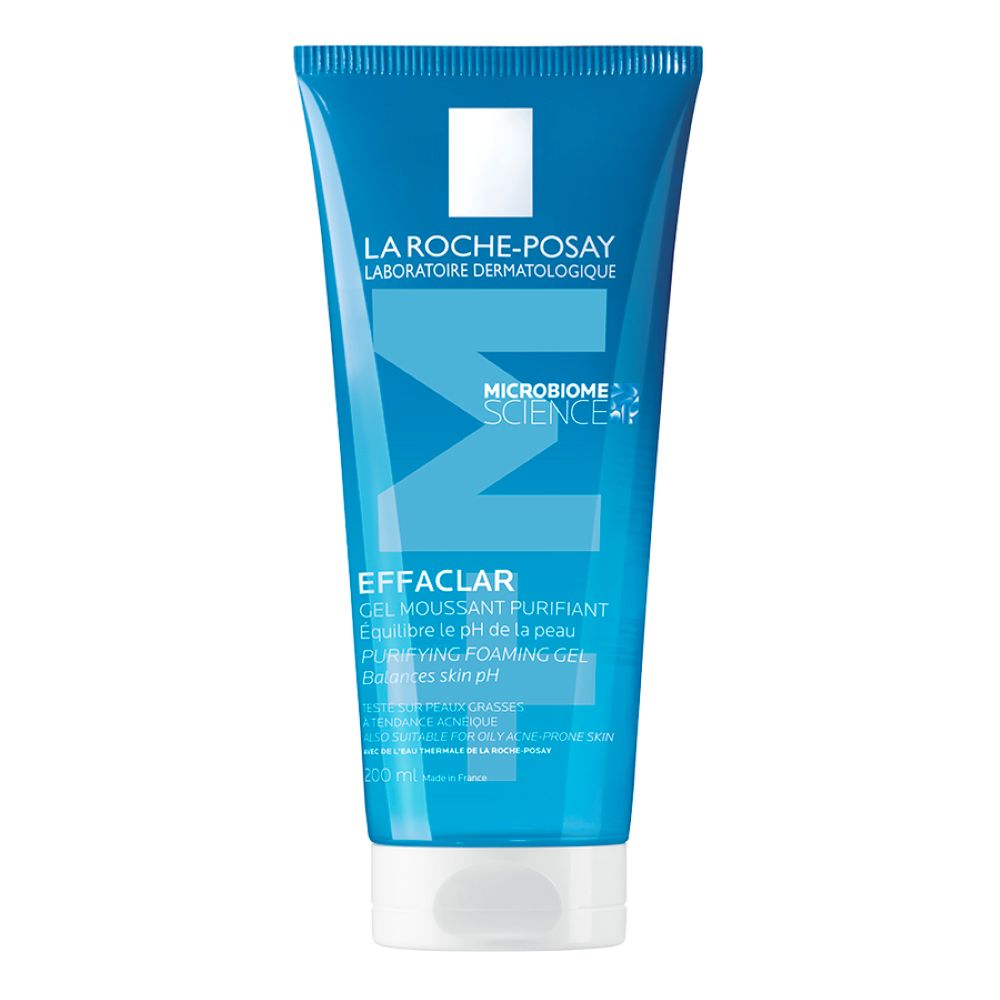Gel de curatare pentru tenul gras cu tendinta acneica Effaclar +M, 200 ml, La Roche-Posay