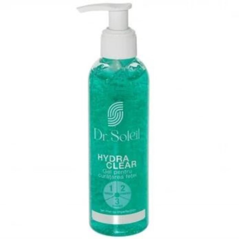 Gel pentru curatarea fetei Hydra Clear, 200 ml, Dr. Soleil