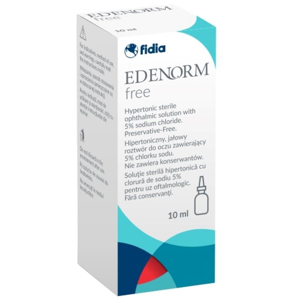 Solutie oftalmica Edenorm Free, 10ml, Fidia Farmaceutici