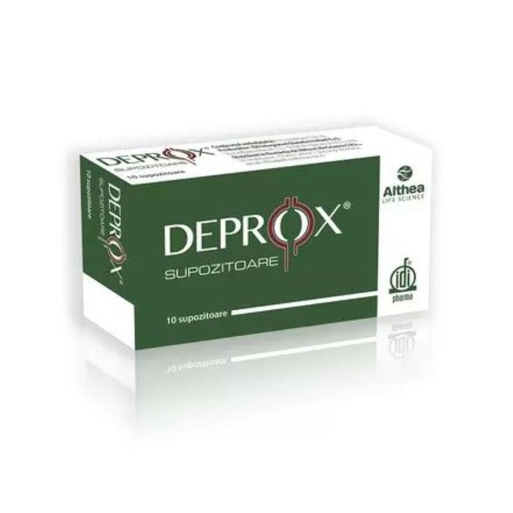 Supozitoare Deprox, 10 bucati, Althea Life Science