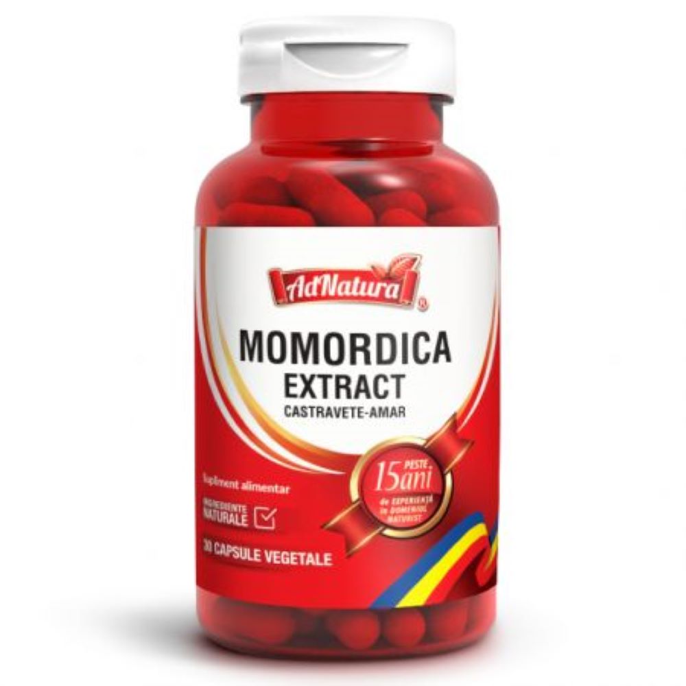 Momordica extract Castravete-Amar, 30 capsule, AdNatura