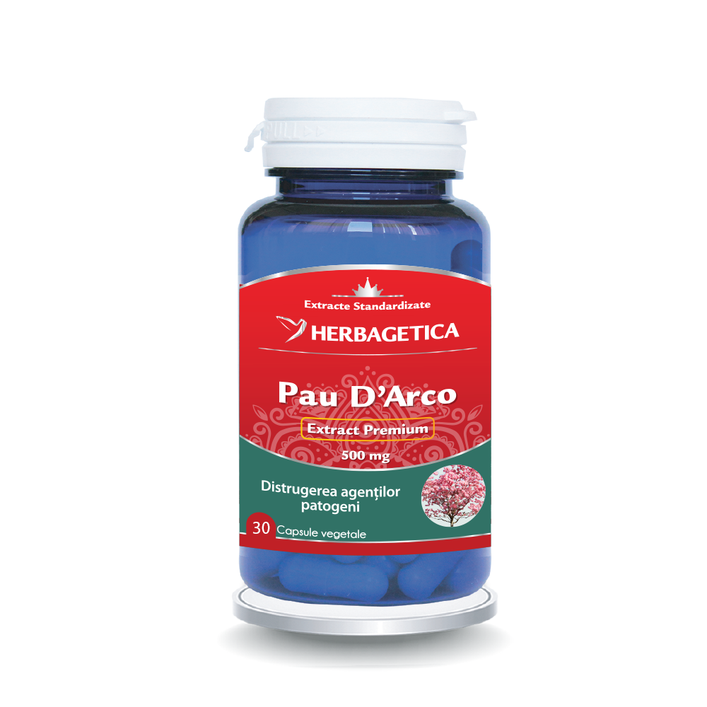 Pau D'Arco, 30 capsule, Herbagetica