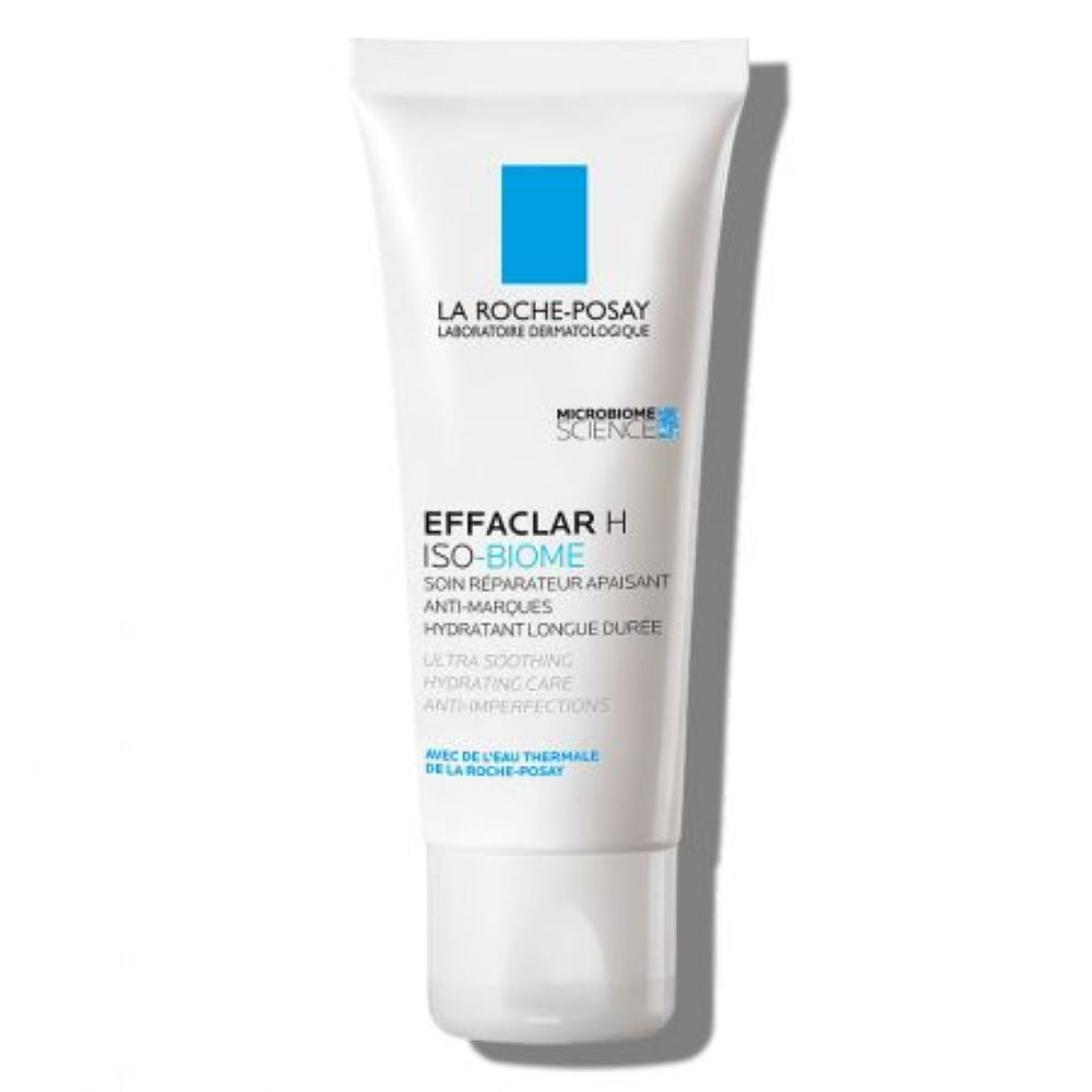 Crema hidratanta si calmanta pentru pielea grasa fragilizata Effaclar H Iso-Biome, 40 ml, La Roche-Posay