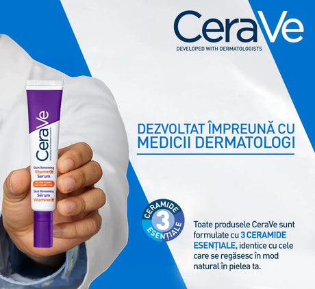 Serum cu vitamina C Skin Renewing, 30 ml, CeraVe