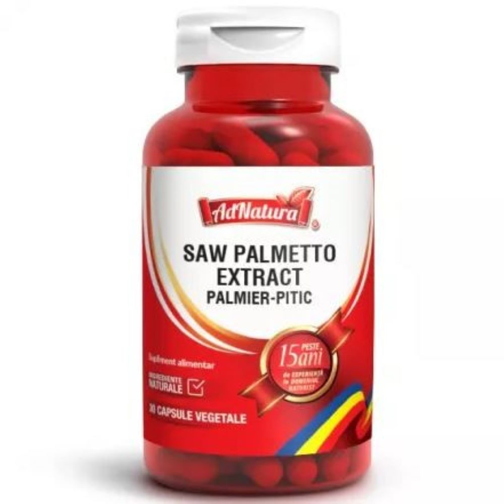 Saw Palmetto extract Palmier-Pitic, 30 capsule, AdNatura