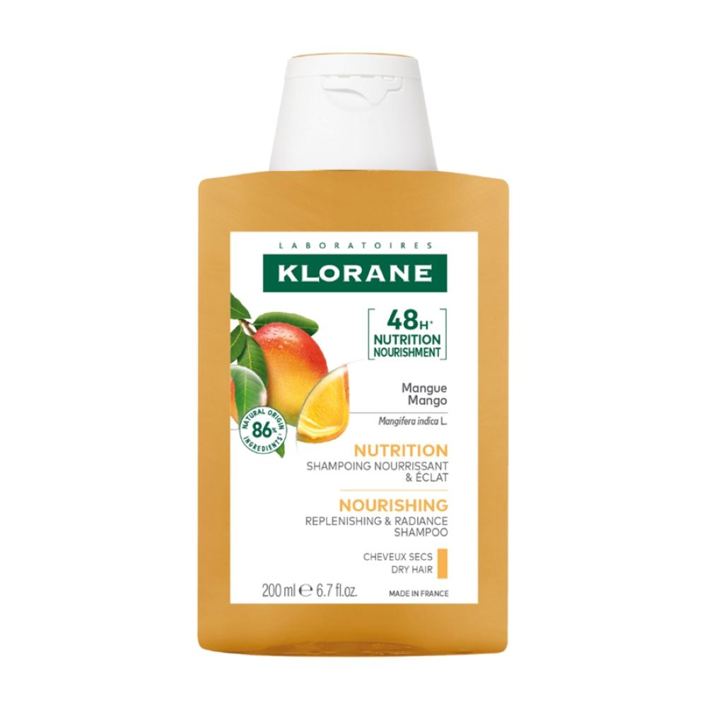 Sampon hranitor cu unt de mango , 200 ml, Klorane