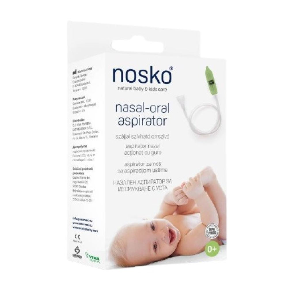 Aspirator nazal pentru nou nascuti si copii, +0 luni, Nosko Mouth