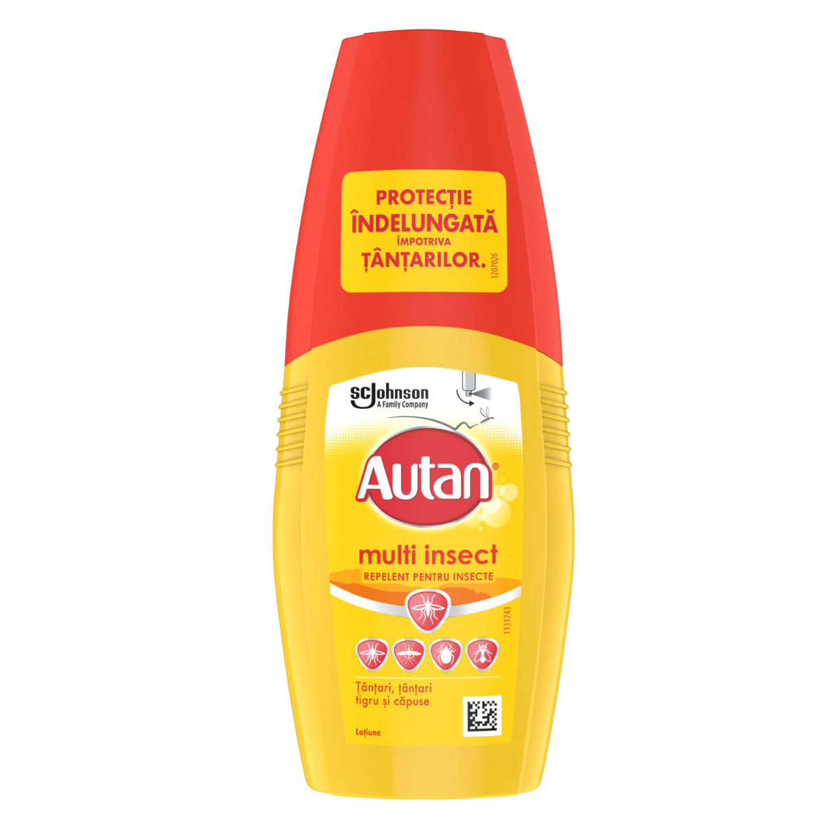 Lotiune anti-intepaturi insecte Multi-insect, 100ml, Autan