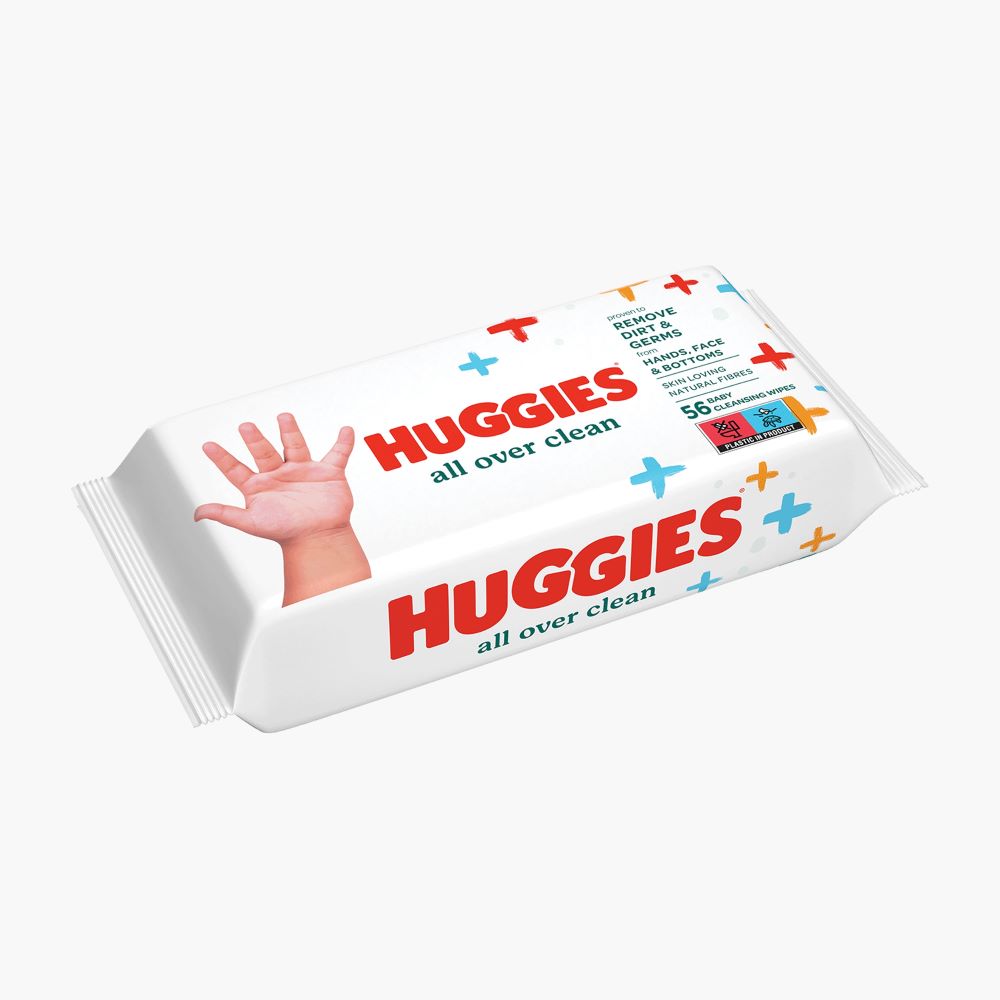 Servetele umede Baby All Over Clean, 56 buc, Huggies