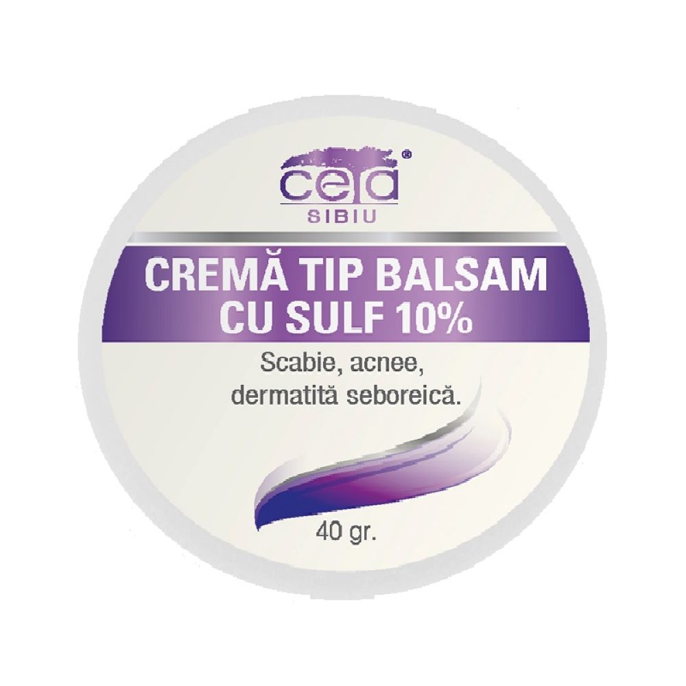 Unguent cu sulf 10%, 40g, Ceta Sibiu