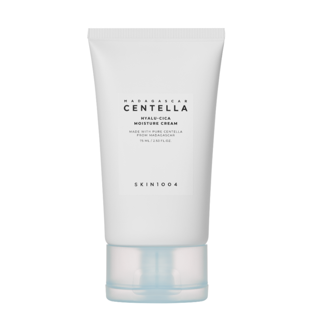 Crema hidratanta cu acid hialuronic si cica Madagascar Centella Hyalu-Cica, 75 ml, Skin1004