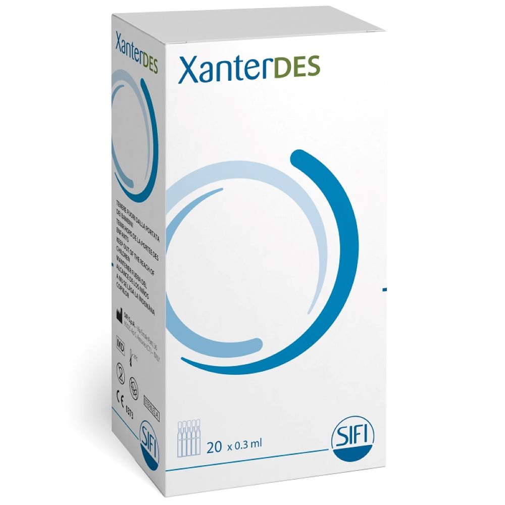 Solutie oftalmica Xanterdes, 20 flacoane monodoza x 0.3ml, Sifi