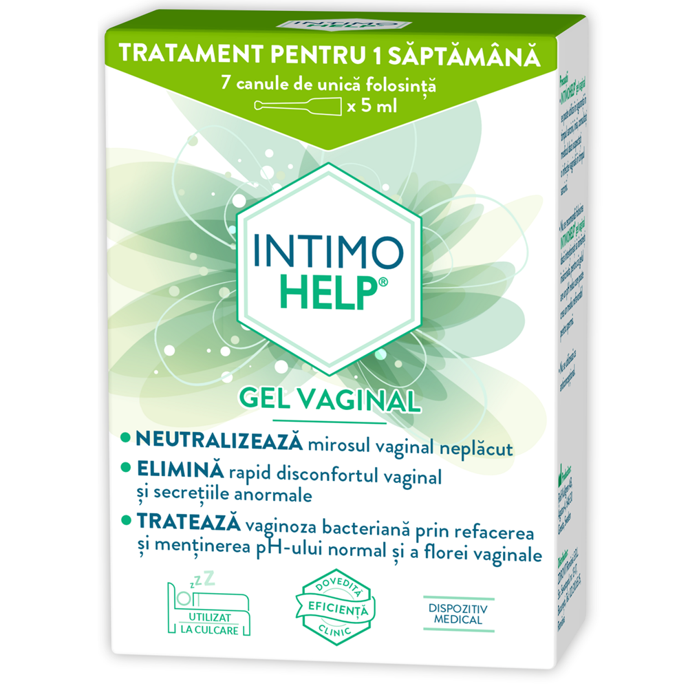 Gel vaginal, 7 x 5ml, Intimohelp