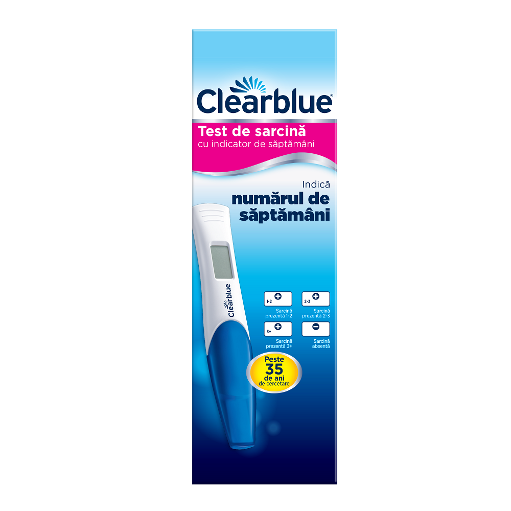 Test de sarcina ultra timpuriu, 1 bucata, Clearblue