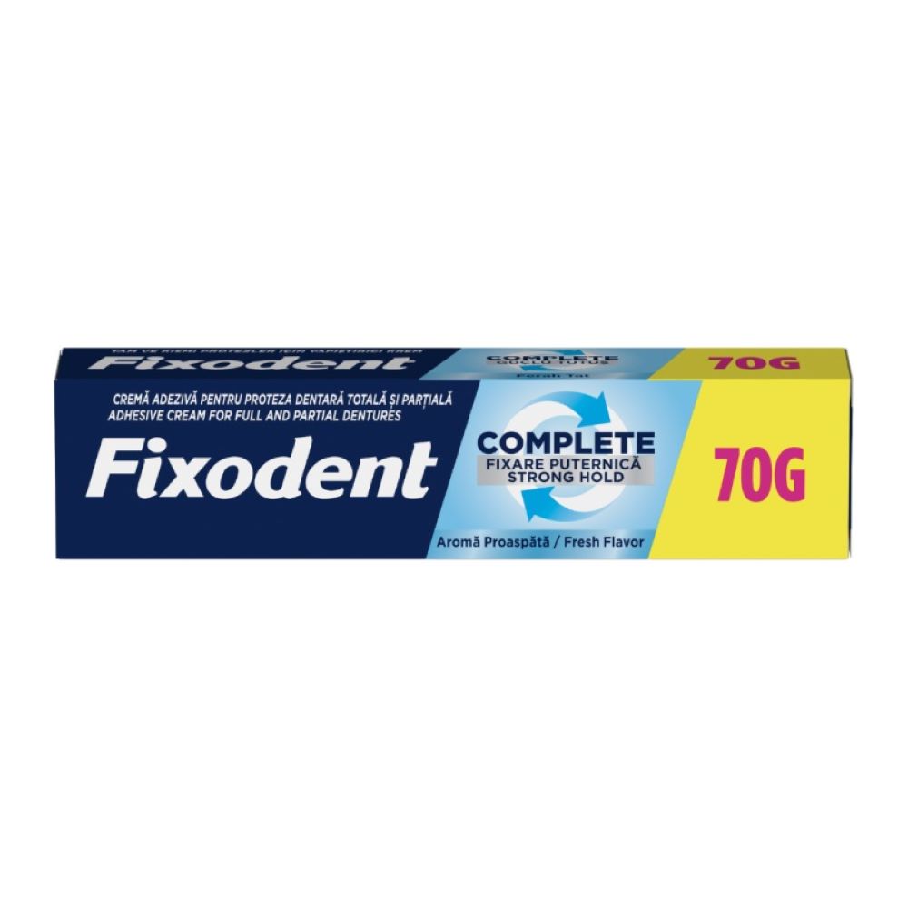 Crema adeziva pentru proteza dentara Original Complete, 70g, Fixodent