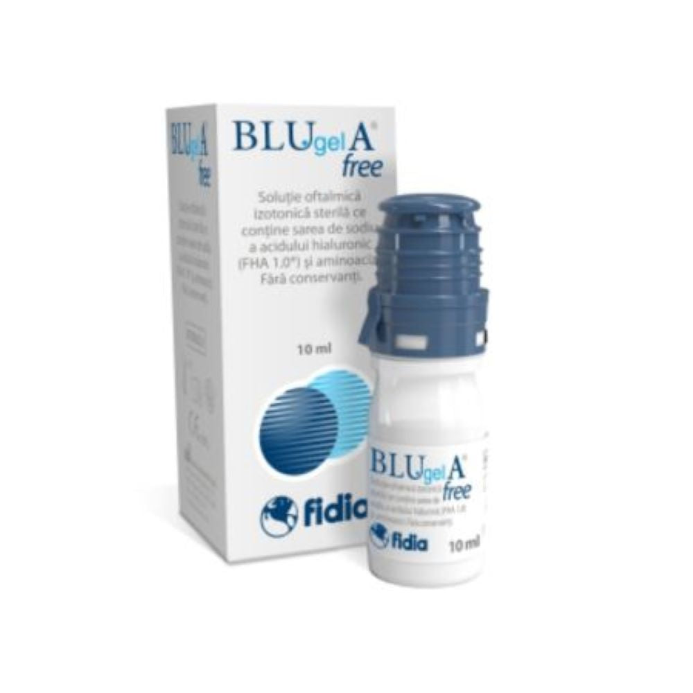 Solutie oftalmica Blu Gel A Free, 10ml, Fidia