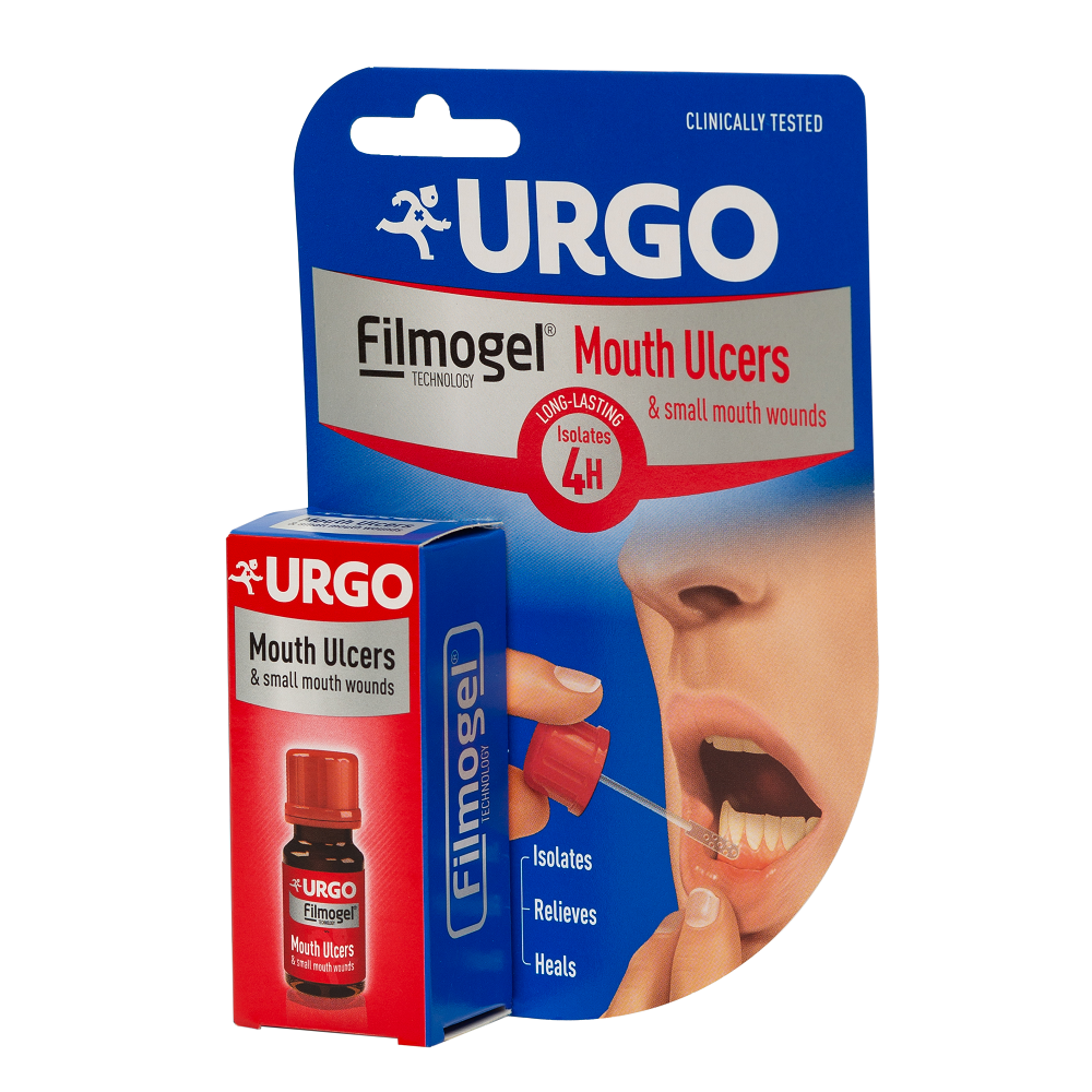Gel anti afte si rani bucale mici Filmogel, 6 ml, Urgo