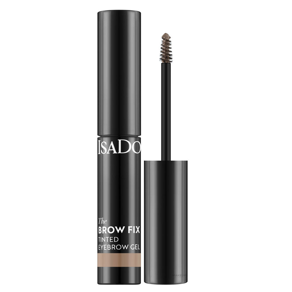 Gel pentru sprancene Brow Fix Tinted Eyebrow 53 Medium Brown, 3.5 ml, IsaDora