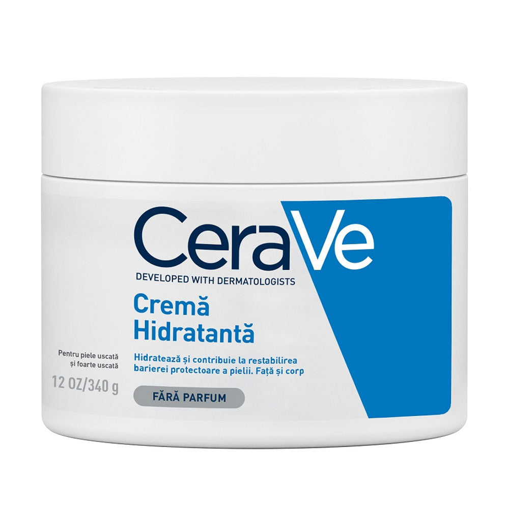 Crema hidratanta pentru fata si corp piele uscata si foarte uscata, 340g, CeraVe