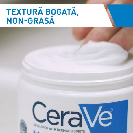 Crema hidratanta pentru fata si corp piele uscata si foarte uscata, 340g, CeraVe