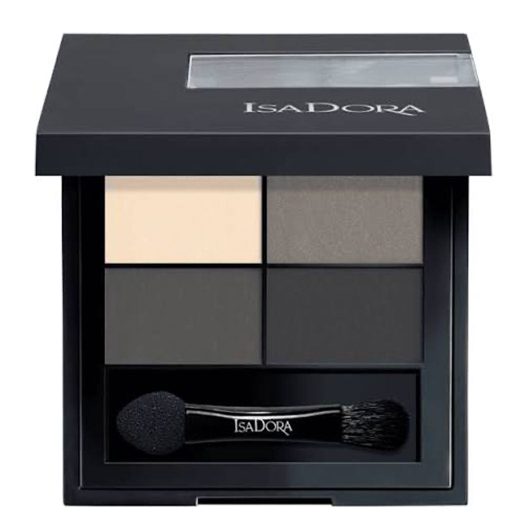 Paleta de farduri de pleoape Eyeshadow Quartet 03 Smoky Eyes, 3.5 g, IsaDora