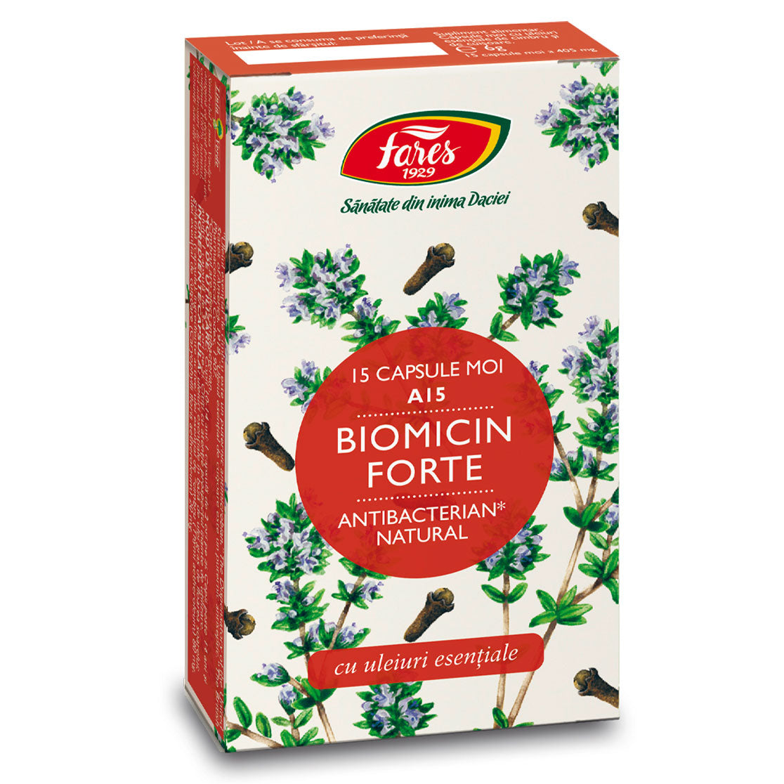 Fares Biomicin Forte, 15 Capsule, Fares