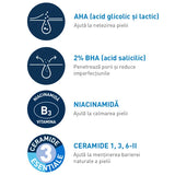 Gel anti-imperfectiuni pentru ten cu tendinta acneica cu AHA si BHA, 40 ml, CeraVe